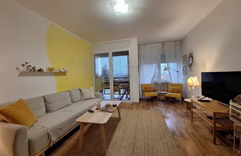 Vermietung einer gemütlichen möblierten 3-Zimmer-Wohnung, 67 m², Neu-Belgrad, Belgrad, Serbien